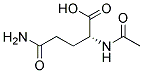 N-乙酰-D-谷氨酰氨 结构式