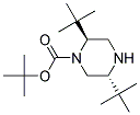 (2S,5R)-1-Boc-2,5-Di-Tert-Butyl-Piperazine 结构式