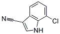 7-氯-3-氰基吲哚 结构式