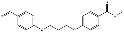 Methyl 4-[3-(4-formylphenoxy)propoxy]benzoate 结构式