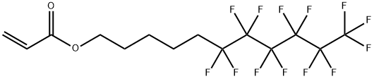 1H,1H,2H,2H,3H,3H,4H,4H,5H,5H-Perfluoroundecyl acrylate 结构式