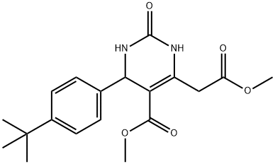 Methyl 4-[4-(tert-butyl)phenyl]-6-(2-methoxy-2-oxoethyl)-2-oxo-1,2,3,4-tetrahydro-5-pyrimidinecarbox