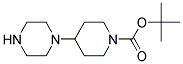 4-Piperazin-1-ylpiperidine, N1-BOC protected 结构式