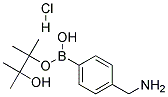 4-(Aminomethyl)benzeneboronic acid, pinacol ester hydrochloride 结构式