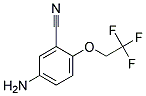 5-Amino-2-(2,2,2-trifluoroethoxy)benzonitrile 结构式