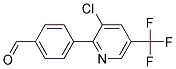 4-[3-Chloro-5-(trifluoromethyl)pyridin-2-yl]benzaldehyde 结构式