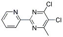 4,5-Dichloro-6-methyl-2-pyridin-2-ylpyrimidine 结构式