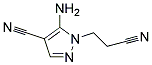 5-Amino-1-(2-cyanoethyl)-1H-pyrazole-4-carbonitrile 结构式