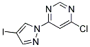 4-Chloro-6-(4-iodo-1H-pyrazol-1-yl)pyrimidine 结构式