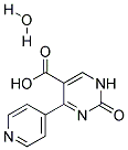 2-Oxo-4-pyridin-4yl-1,2-dihydro-5-pyrimidinecarboxylic acid monohydrate 结构式