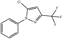 1-苯基-3-三氟甲基-5-氯-1H-吡唑 结构式