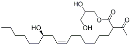 乙酰甘油蓖麻醇酸酯 结构式