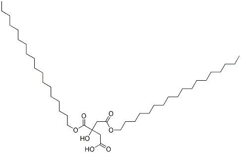 二硬脂醇柠檬酸酯 结构式