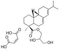 甘油枞酸酯/马来酸酯 结构式