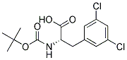 Boc-3,5-Dichloro-L-Phenylalanine 结构式