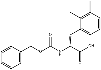 CBZ-2,3-DIMETHY-D-PHENYLALANINE 结构式