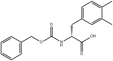 CBZ-3,4-DIMETHY-D-PHENYLALANINE 结构式