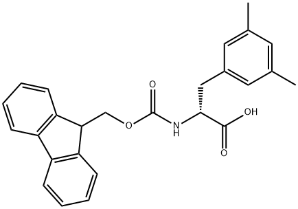 FMOC-3,5-DIMETHY-D-PHENYLALANINE 结构式