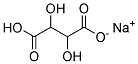 Sodium hydrogen L-tartarate 结构式