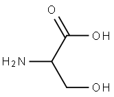 DL-SERINE (2-13C, 99%) 结构式