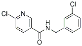 6-Chloro-N-(3-chloro-benzyl)-nicotinamide 结构式