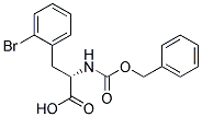 (2S)-2-{[(benzyloxy)carbonyl]amino}-3-(2-bromophenyl)propanoic acid 结构式