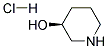 (S)-3-HydroxylPiperidine Hydrochloride 结构式