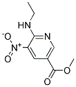 6-Ethylamino-5-nitro-nicotinic acid methyl ester 结构式