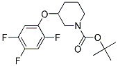 3-(2,4,5-Trifluoro-phenoxy)-piperidine-1-carboxylic acid tert-butyl ester 结构式