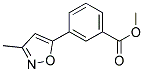 methyl 3-(3-methylisoxazol-5-yl)benzoate 结构式