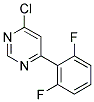 4-Chloro-6-(2,6-difluoro-phenyl)-pyrimidine 结构式