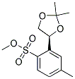 [(4S)-2,2-dimethyl-1,3-dioxolan-4-yl]methyl 4-methylbenzenesulfonate 结构式