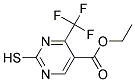 ethyl 2-sulfanyl-4-(trifluoromethyl)pyrimidine-5-carboxylate 结构式