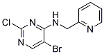 5-bromo-2-chloro-N-(pyridin-2-ylmethyl)pyrimidin-4-amine 结构式