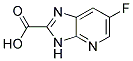 6- fluoro -3H-imidazo[4,5-b]pyridine-2-carboxylic acid 结构式