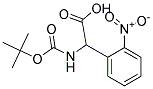 [(tert-butoxycarbonyl)amino](2-nitrophenyl)acetic acid 结构式