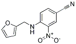 4-[(Furan-2-ylmethyl)-amino]-3-nitro-benzonitrile 结构式