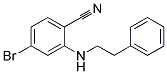 4-Bromo-2-phenethylamino-benzonitrile 结构式