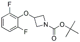 3-(2,6-Difluoro-phenoxy)-azetidine-1-carboxylic acid tert-butyl ester 结构式