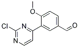 3-(2-Chloro-pyrimidin-4-yl)-4-methoxy-benzaldehyde 结构式