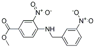 3-Nitro-4-(3-nitro-benzylamino)-benzoic acid methyl ester 结构式
