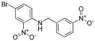 (4-Bromo-2-nitro-phenyl)-(3-nitro-benzyl)-amine 结构式