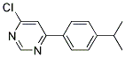4-Chloro-6-(4-isopropyl-phenyl)-pyrimidine 结构式