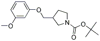 3-(3-Methoxy-phenoxymethyl)-pyrrolidine-1-carboxylic acid tert-butyl ester 结构式