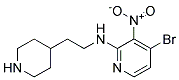 (4-Bromo-3-nitro-pyridin-2-yl)-(2-piperidin-4-yl-ethyl)-amine 结构式