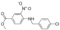 4-(4-Chloro-benzylamino)-3-nitro-benzoic acid methyl ester 结构式