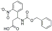 3-{[(benzyloxy)carbonyl]amino}-3-(2-nitrophenyl)propanoic acid 结构式