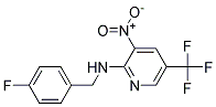 (4-Fluoro-benzyl)-(3-nitro-5-trifluoromethyl-pyridin-2-yl)-amine 结构式