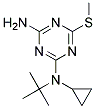 N-TERT-BUTYL-N-CYCLOPRPYL-6-METHYLTHIO-1,3,5-TRIAZIN-2,4-DIAMINE 结构式