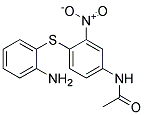 4-ACETAMIDO-2'-AMINO-2-NITRODIPHENYL SULFIDE 结构式